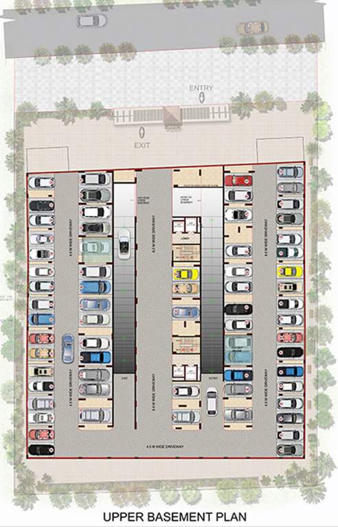  parimala skyview Images for Cluster Plan of Vishnu Parimala SkyView