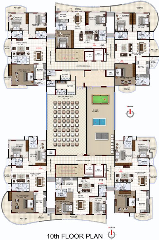  parimala skyview Images for Cluster Plan of Vishnu Parimala SkyView