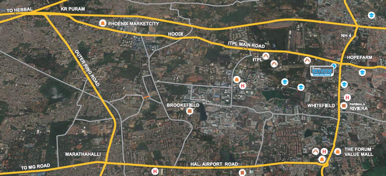  parimala skyview Images for Location Plan of Vishnu Parimala SkyView