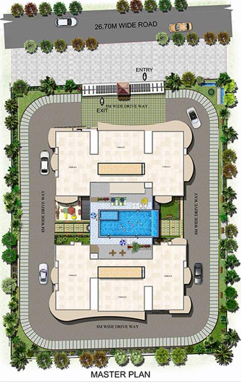  parimala skyview Images for Master Plan of Vishnu Parimala SkyView