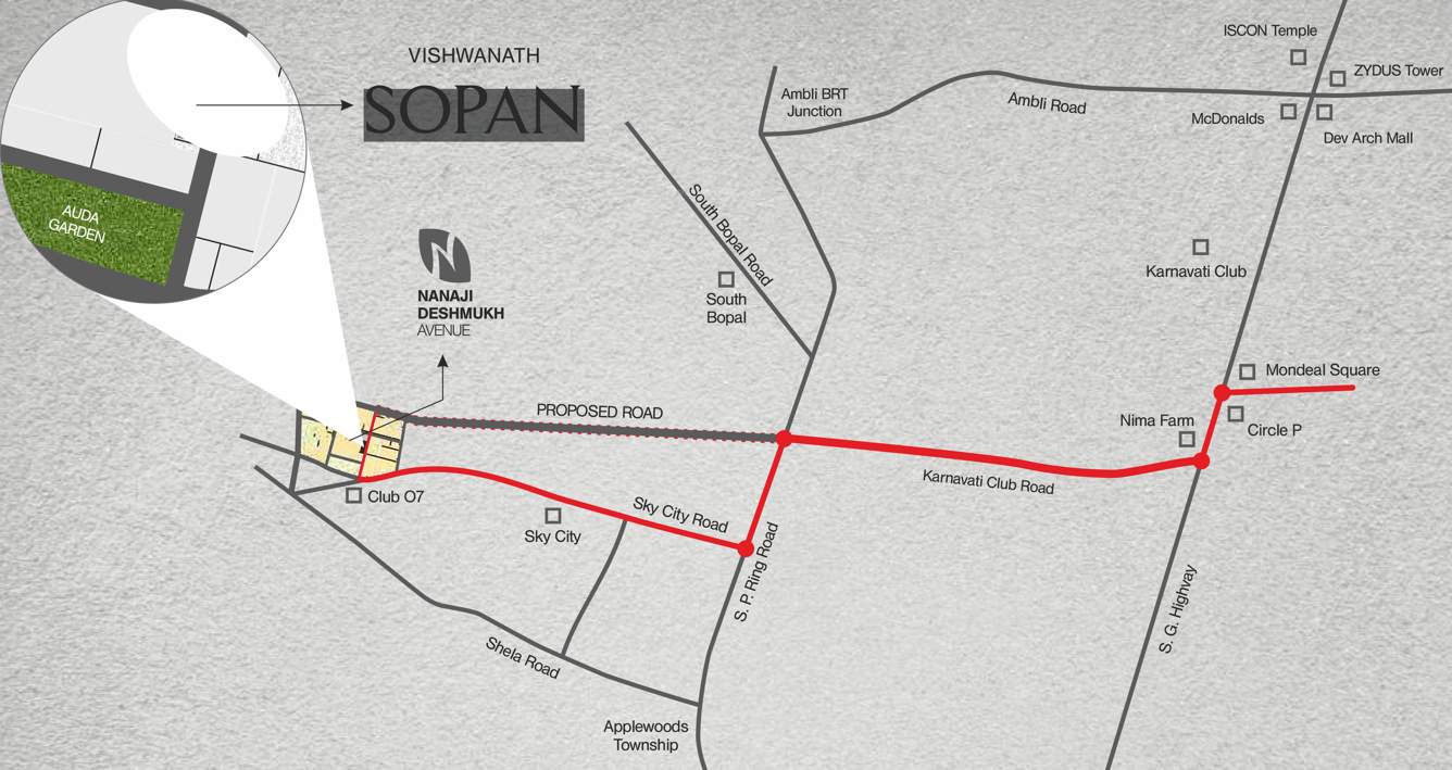  sopan Images for Location Plan of Vishwanath Sopan