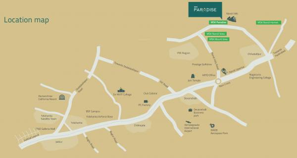 Images for Location Plan of MSK Nandi View III Images for Location Plan of MSK Nandi View III