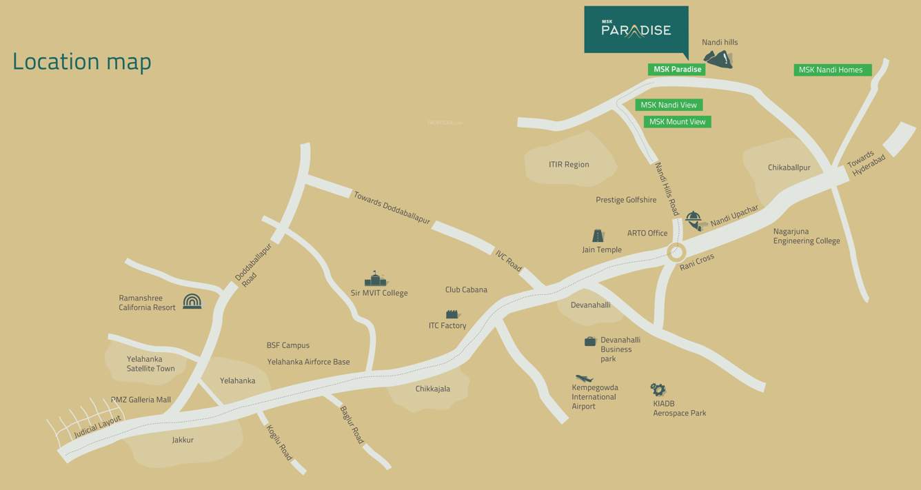 Images for Location Plan of MSK Nandi View III