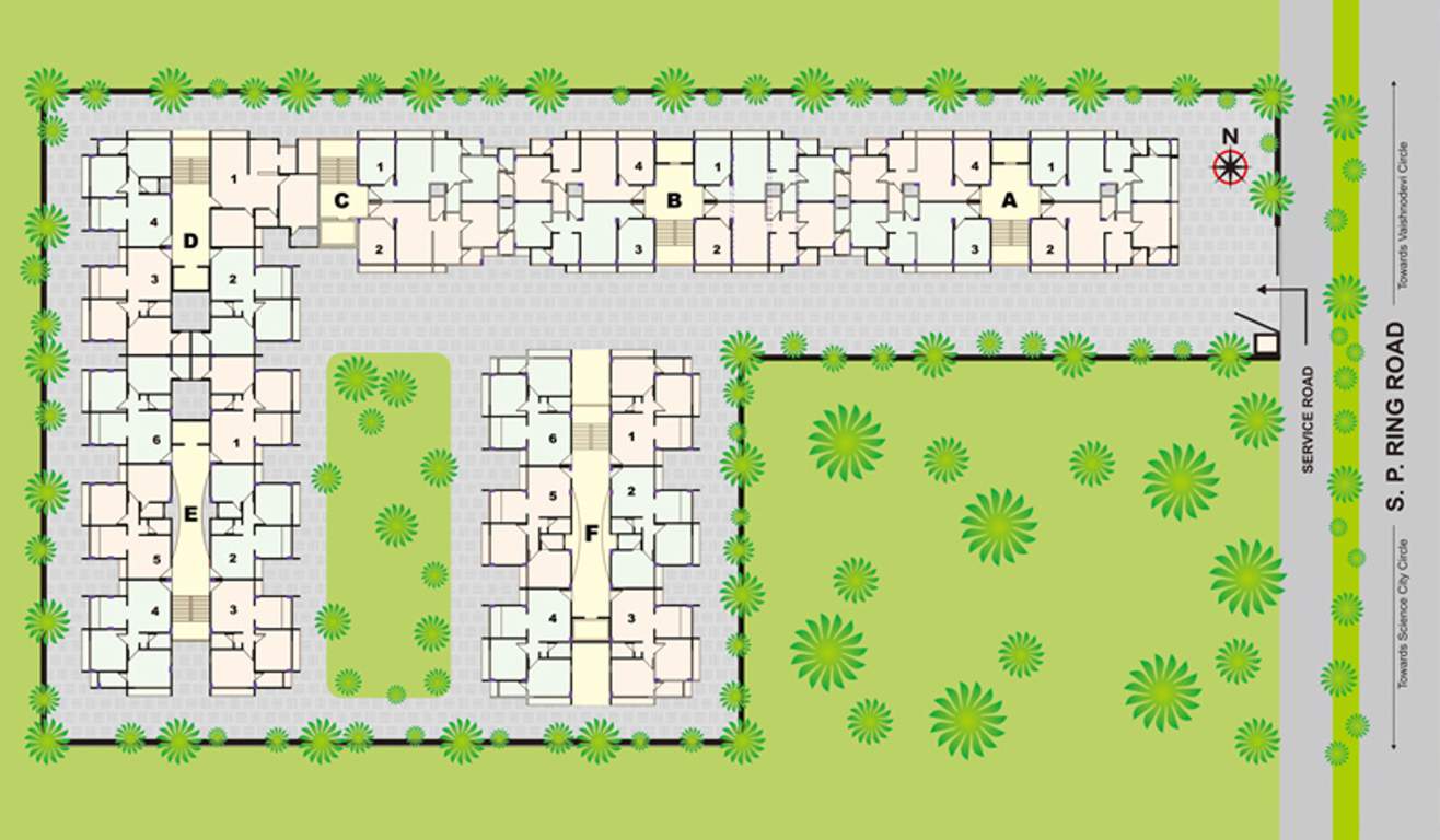 kuber residency Images for Master Plan of Nidhi Kuber Residency