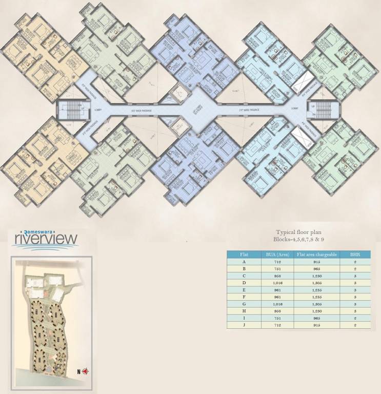  riverview Images for Cluster Plan of Rameswara Riverview