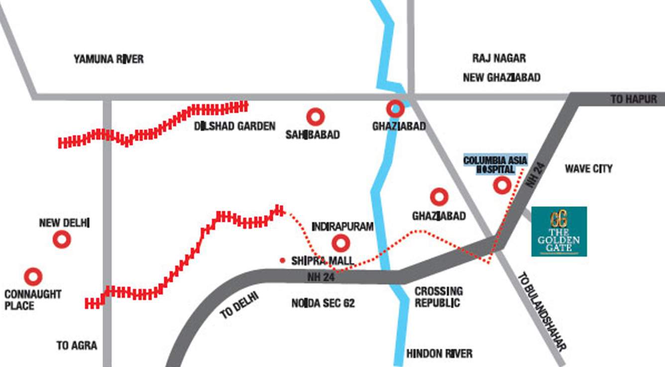 Images for Location Plan of Parakh The Golden Gate