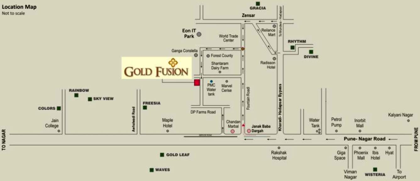 gold fusion Images for Location Plan of Geeta Gold Fusion