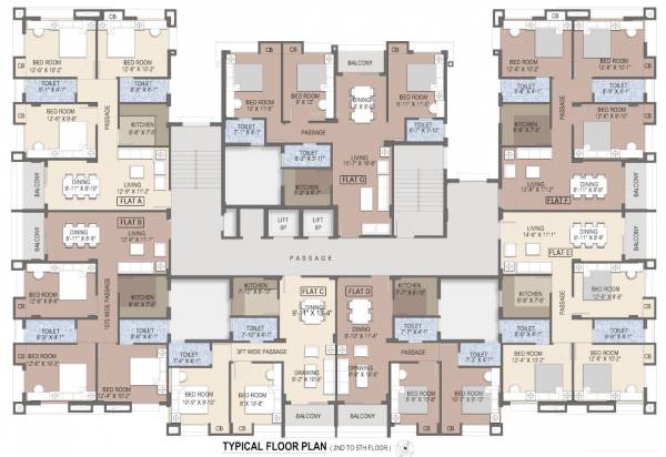  dum-dum-heights Block A Cluster Plan