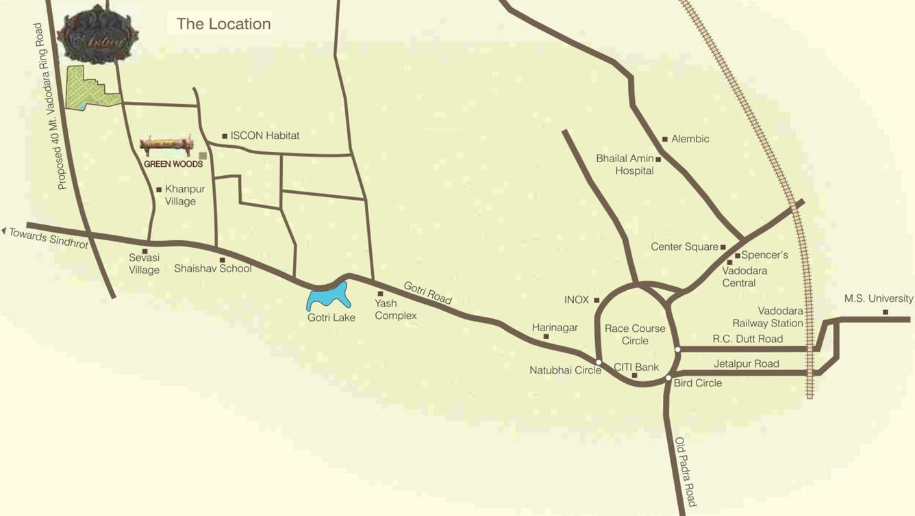  antica greenwoods Location Plan