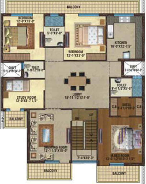  elegant homes Images for Cluster Plan of B M Gupta Developers Elegant Homes