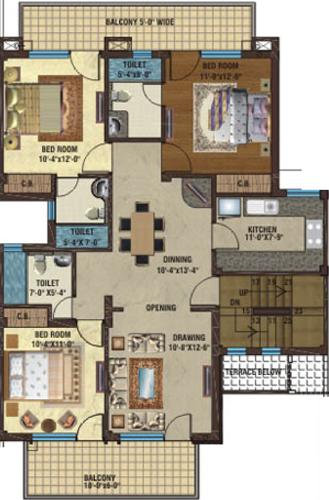 Images for Cluster Plan of B M Gupta Developers Elegant Homes elegant-homes Images for Cluster Plan of B M Gupta Developers Elegant Homes