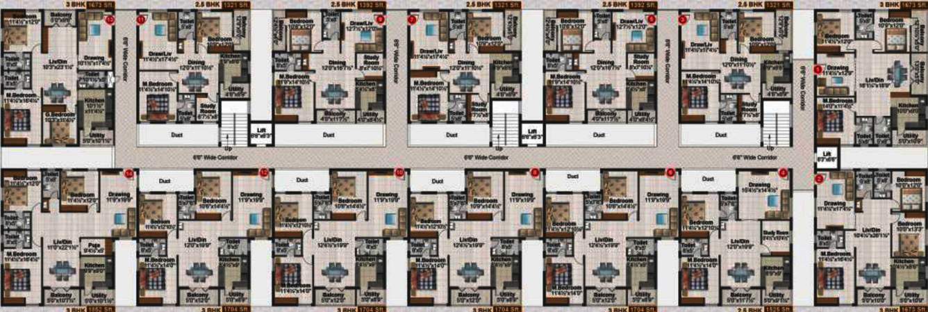  pebbles bay Images for Cluster Plan of ECMAS Pebbles Bay