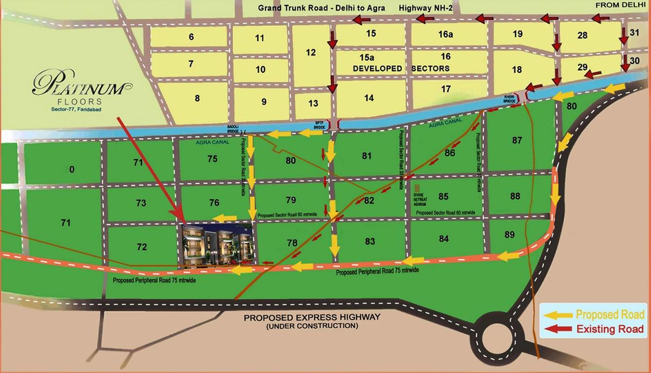 platinum floors Images for Location Plan of KLJ Platinum Floors