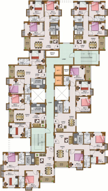 Images for Cluster Plan of Star Green Tower
