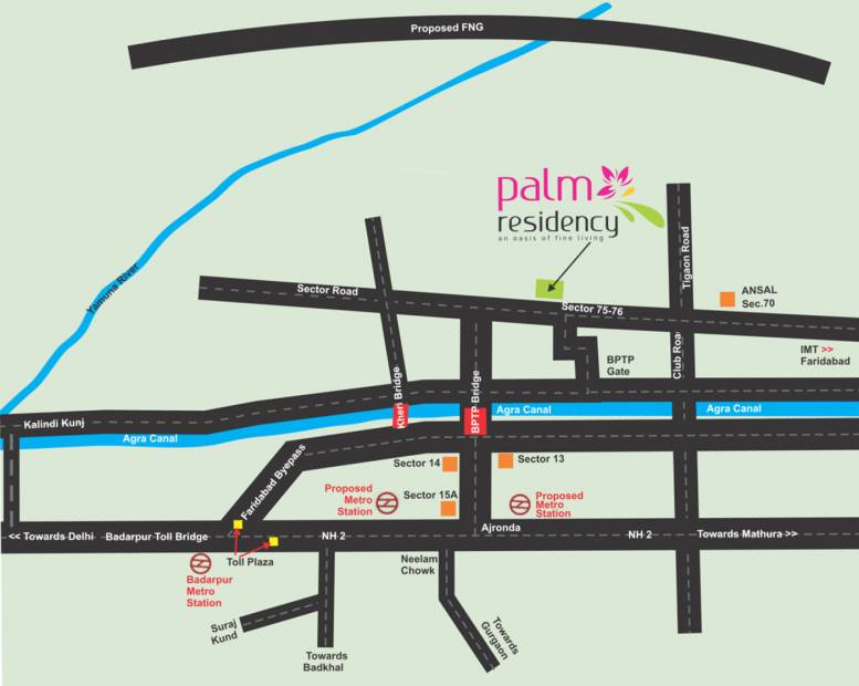 palm-residency Images for Location Plan of RAS Palm Residency