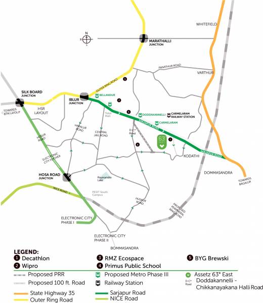 Images for Location Plan of Assetz 63 Degree East
