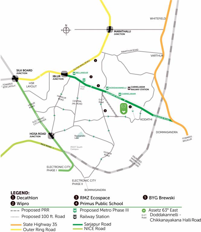 Images for Location Plan of Assetz 63 Degree East