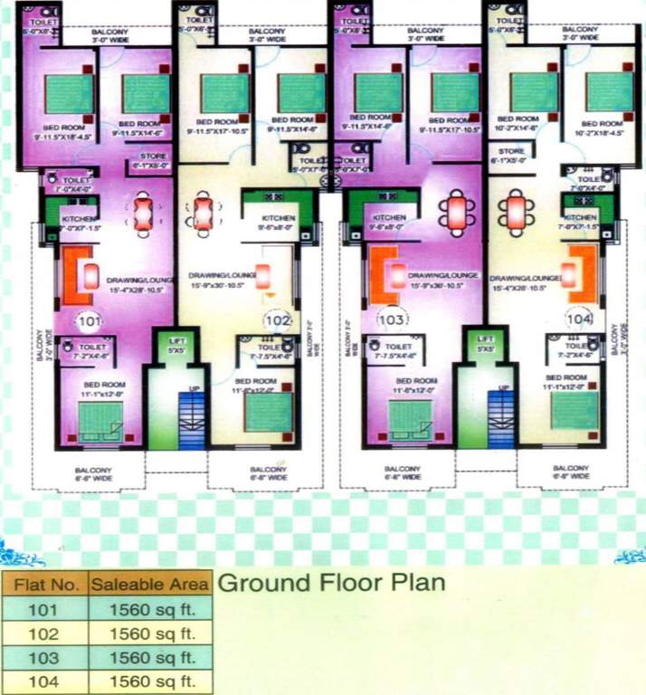 Images for Cluster Plan of Bony Buildtec Paradise