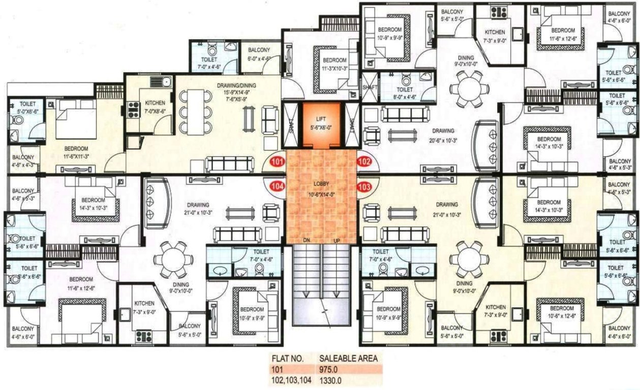 Images for Cluster Plan of Bony Buildtec Sunrise