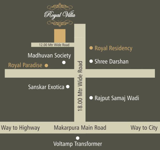  villa Images for Location Plan of Royal Villa