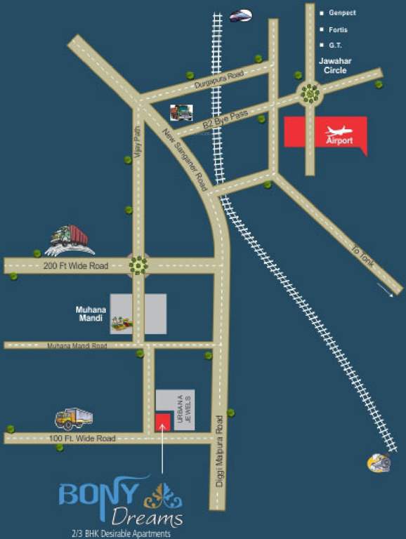  dreams Images for Location Plan of Bony Dreams