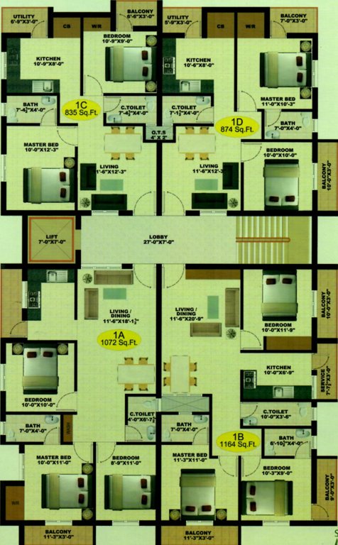 Images for Cluster Plan of Stone Pearl Castle