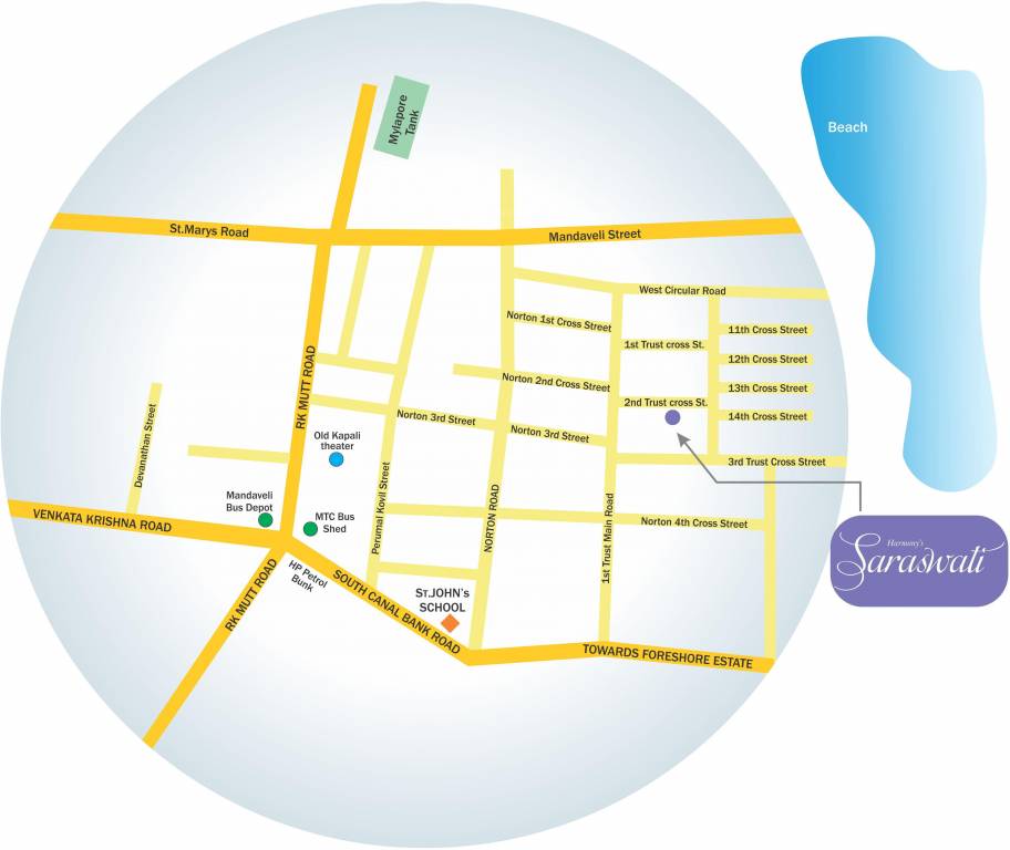 Images for Location Plan of Harmony Saraswati