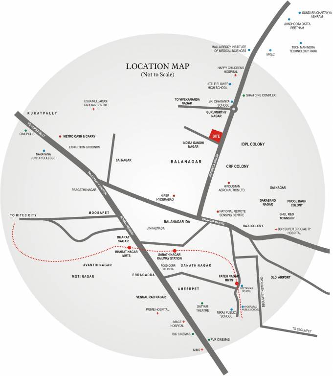 Images for Location Plan of Raghuram A2A Life Spaces