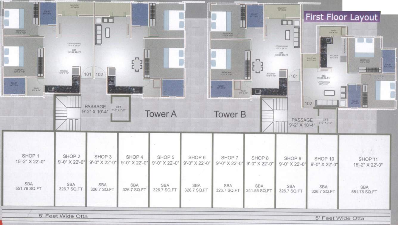 Images for Cluster Plan of Palm Orchid Bliss