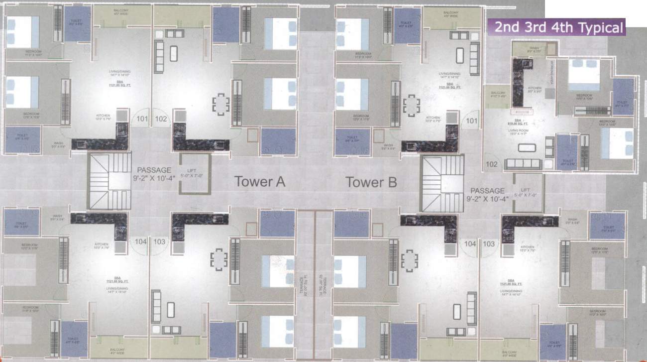 Images for Cluster Plan of Palm Orchid Bliss