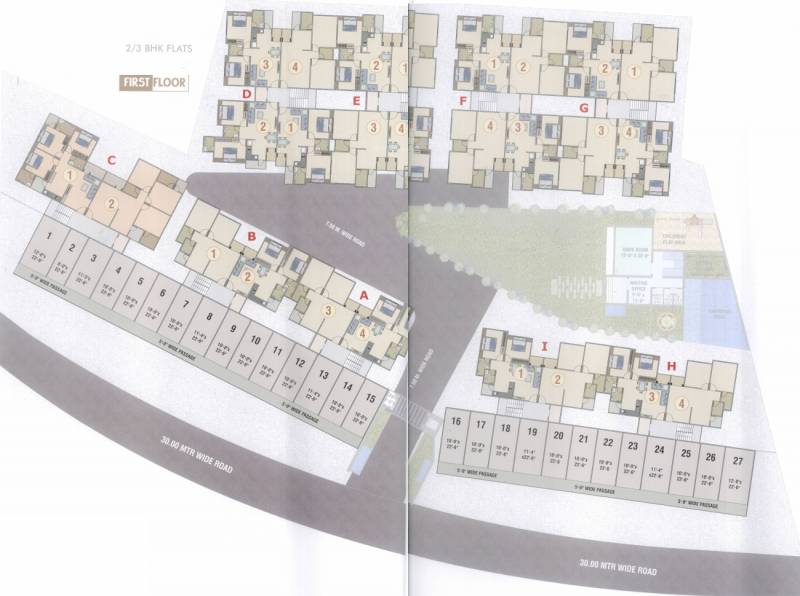 Images for Cluster Plan of Shreeji Auro Heights