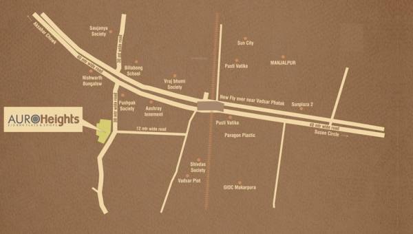  auro-heights Location Plan
