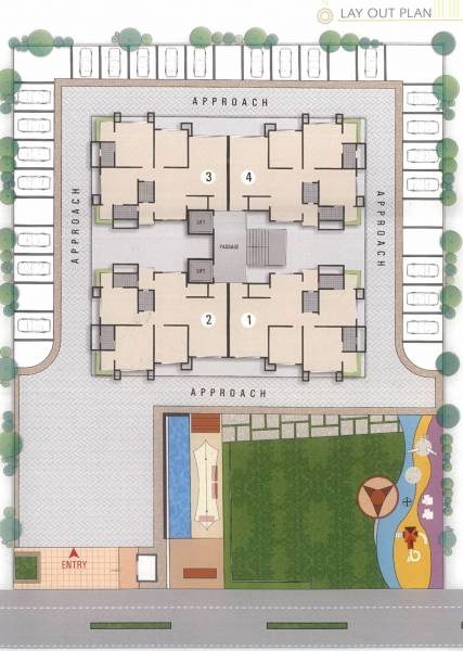 Images for Layout Plan of Radhe White Palace