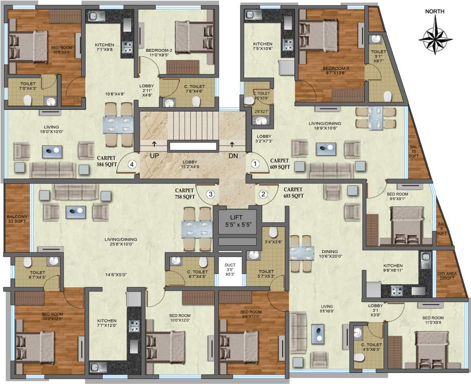 Images for Cluster Plan of Prima East Eden