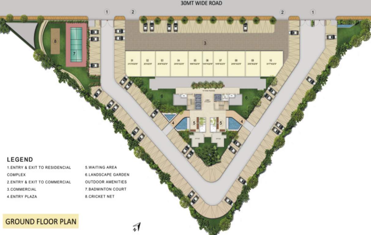 Images for Cluster Plan of Aditya Shanti Luxuria