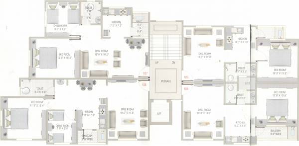 Images for Cluster Plan of Aayush Vaibhav Residency