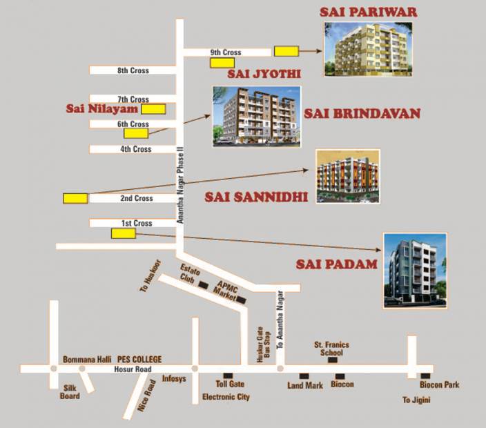 Images for Location Plan of Privilege Sai Brindavan