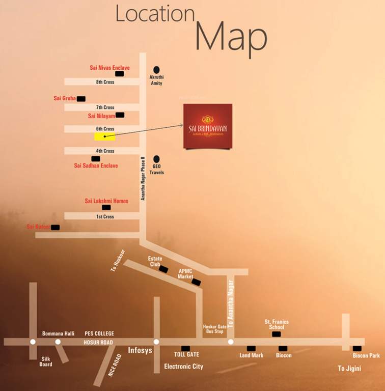 Images for Location Plan of Privilege Sai Brindavan