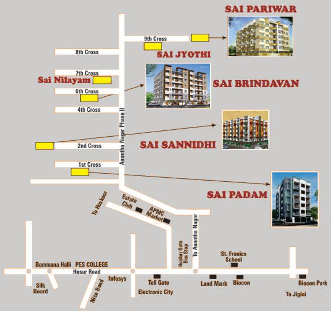 Images for Location Plan of Privilege Homz Sai Pariwar