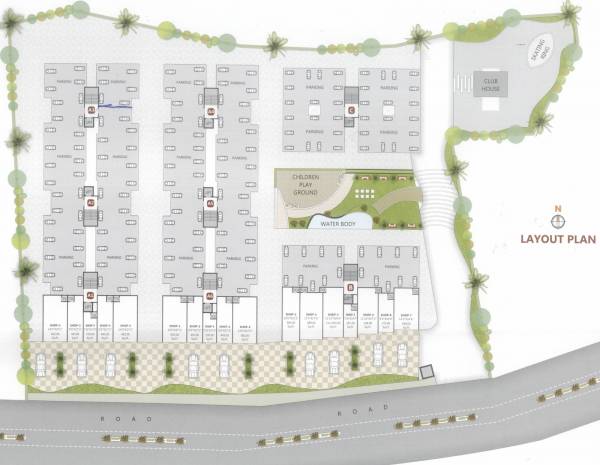 Images for Layout Plan of Drashti Residency Images for Layout Plan of Drashti Residency