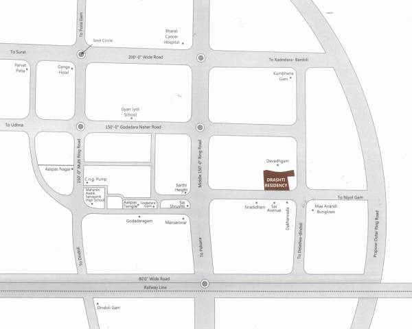 Images for Location Plan of Drashti Residency Images for Location Plan of Drashti Residency