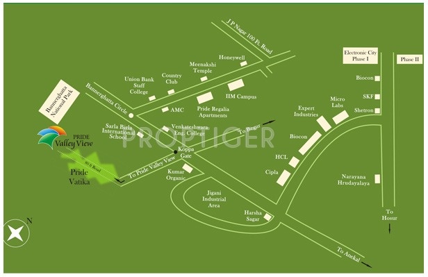 Apna Sapna Pride Valley View Location Plan