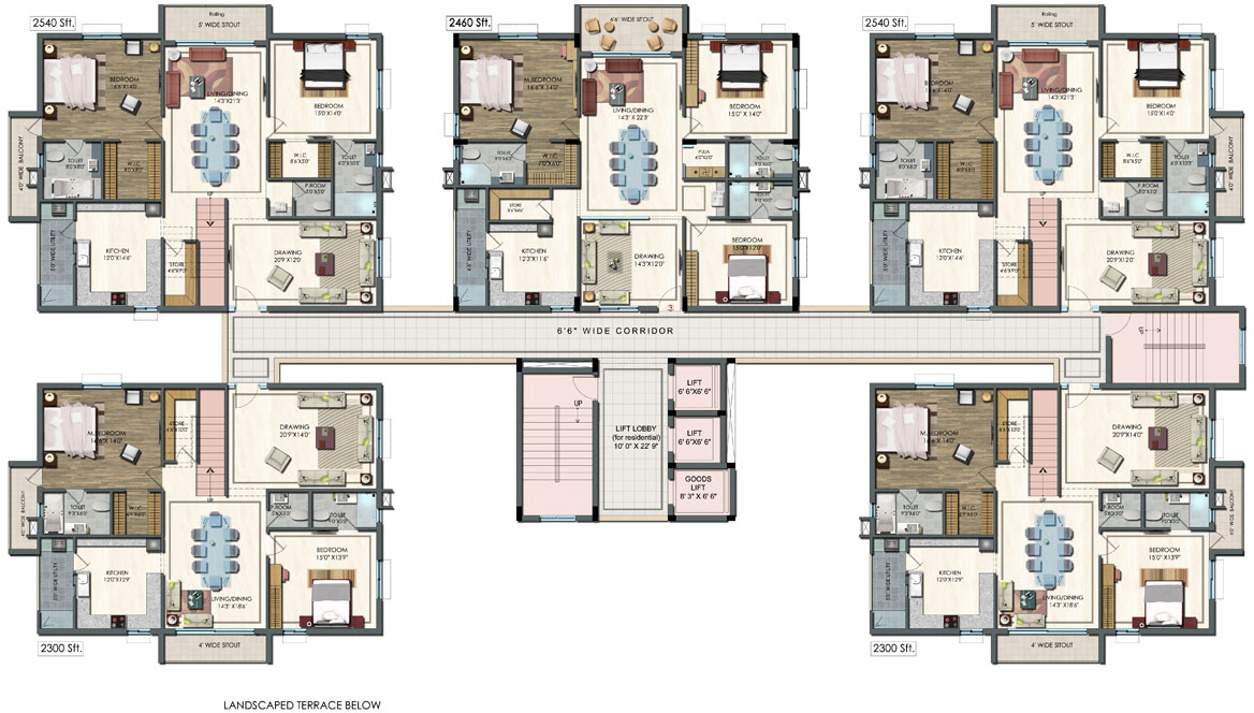 Images for Cluster Plan of Raghuram T19 Towers