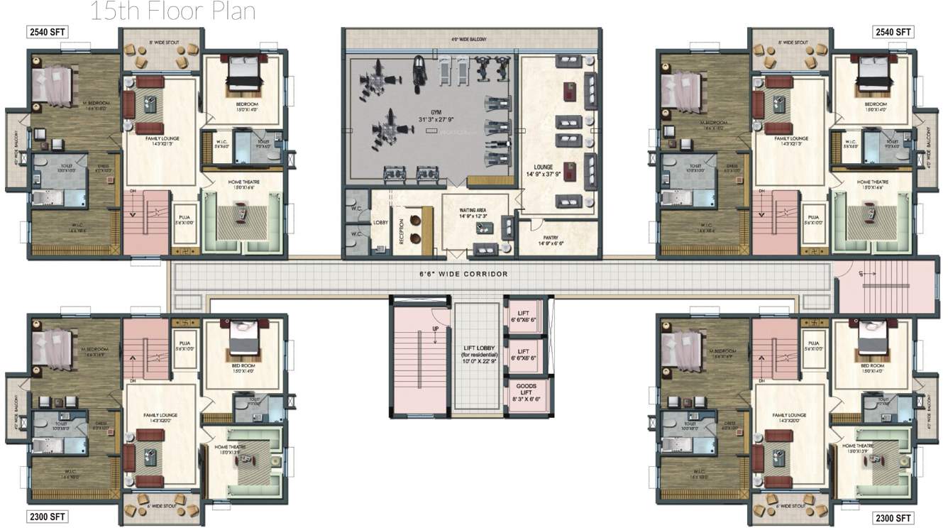 Images for Cluster Plan of Raghuram T19 Towers