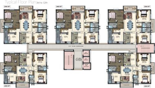 Images for Cluster Plan of Raghuram T19 Towers