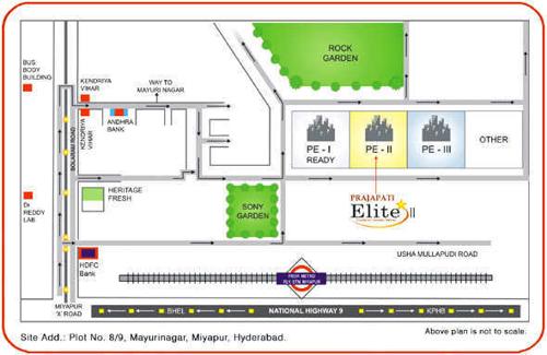  prajapati-elite-ii-and-iii Location Plan