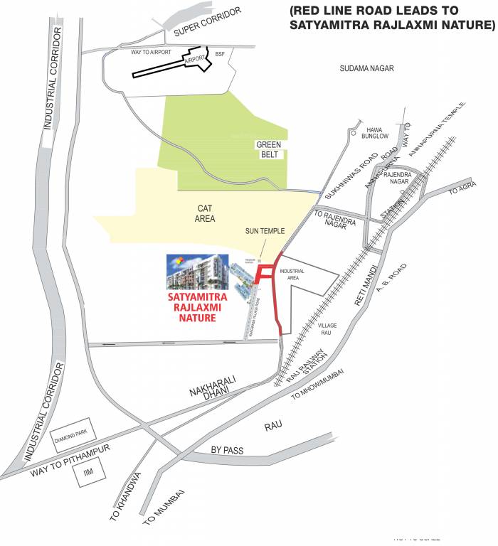 rajlaxmi nature Location Plan