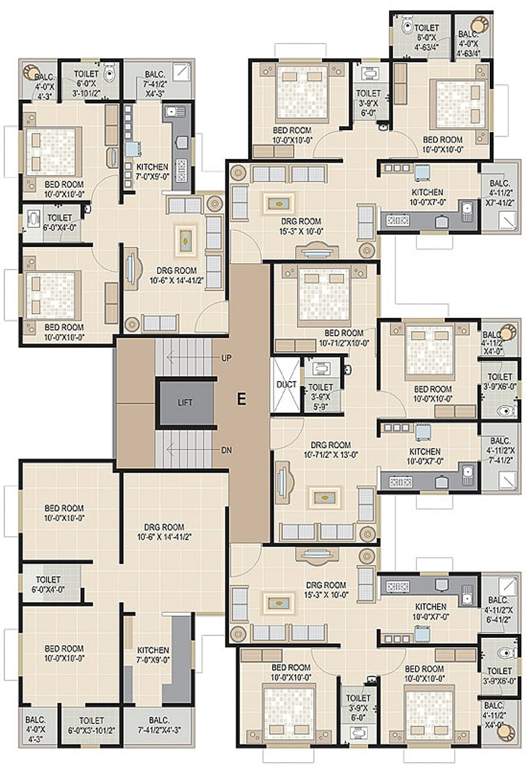 Images for Cluster Plan of Bapashree Sarvopari Flora