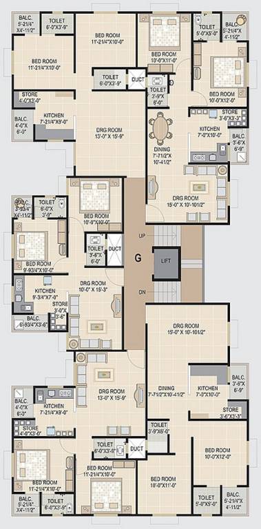 Images for Cluster Plan of Bapashree Sarvopari Flora