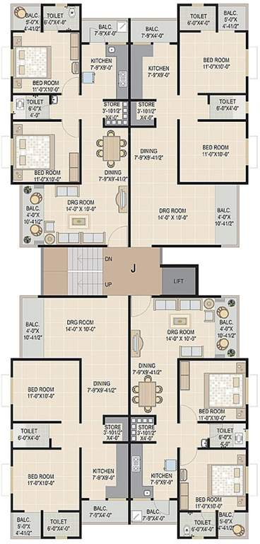Images for Cluster Plan of Bapashree Sarvopari Flora